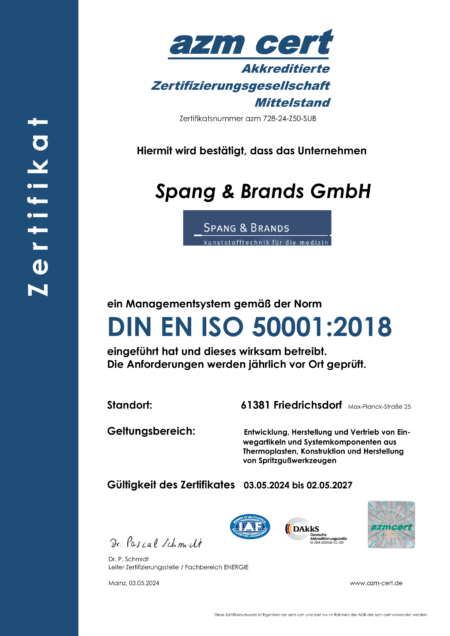 Zertifikat ISO 50001 DE Spang & Brands-1
